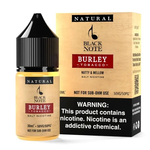 Black Note - Burley Tobacco Salt 30ML (Cevizli Tütün) Black Note - Burley Tobacco Salt 30ML (Cevizli Tütün)