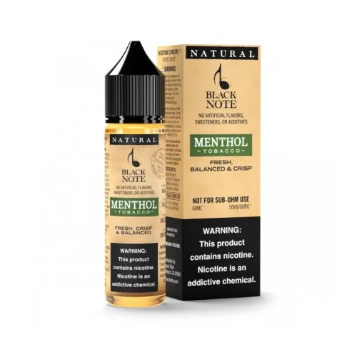 Black Note - Menthol Tobacco 60ML (Mentollü Tütün) Black Note - Menthol Tobacco 60ML (Mentollü Tütün)