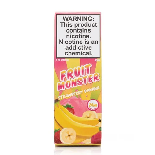 Jam Monster - Fruit Monster Strawberry Banana Salt 30ML Jam Monster - Fruit Monster Strawberry Banana Salt 30ML