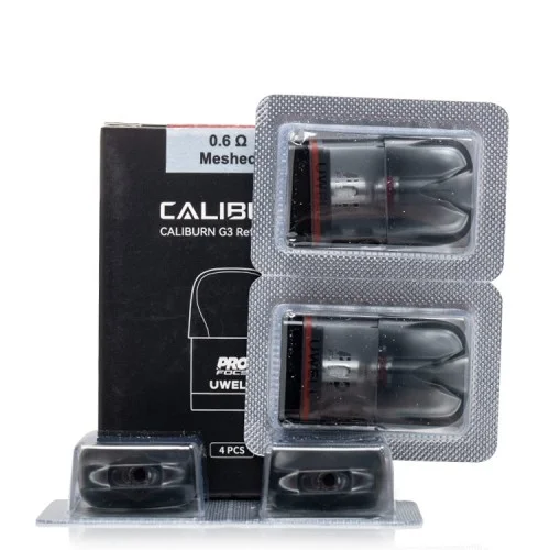 Uwell Caliburn G3 Yedek Kartuş (4 Adet) Uwell Caliburn G3 Yedek Kartuş (4 Adet)