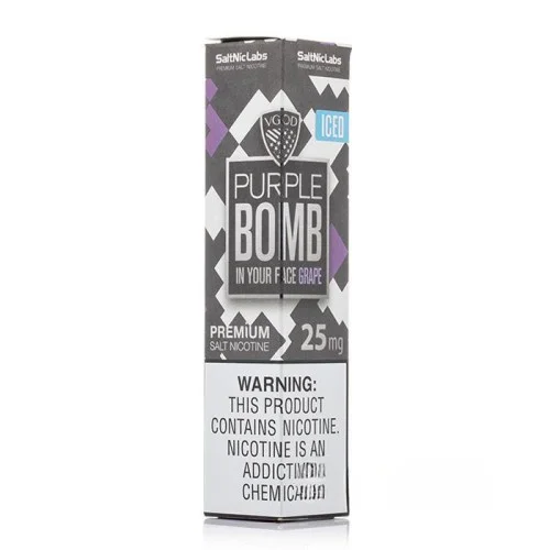 VGOD SaltNic - Purple Bomb ICED Salt Likit (30ML) VGOD SaltNic - Purple Bomb ICED Salt Likit (30ML)