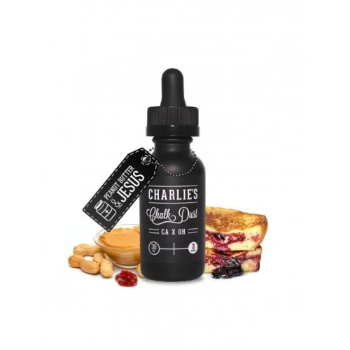 Charlie s Chalk Dust - Peanut Butter Jesus Premium Elektronik Sigara Likiti (30 ML) Charlie s Chalk Dust - Peanut Butter Jesus Premium Elektronik Sigara Likiti (30 ML)