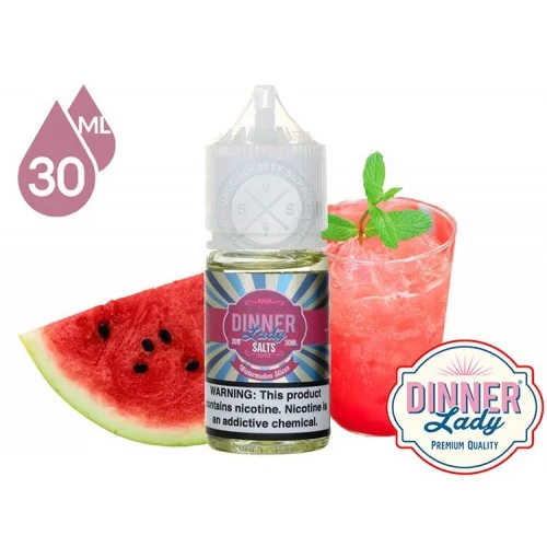 Dinner Lady - Watermelon Slices Salt Likit (30ML) Dinner Lady - Watermelon Slices Salt Likit (30ML)