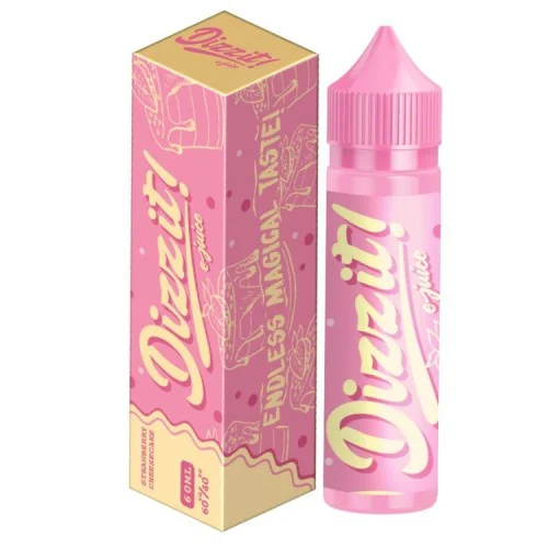 Dizzit E-Juice Strawberry Cheesecake Premium Likit (60ML)