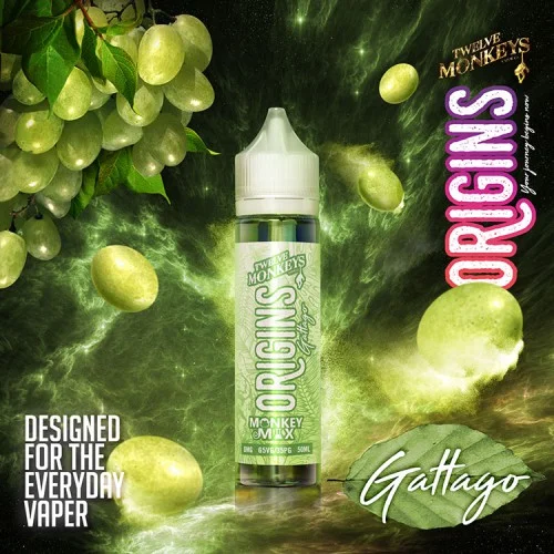 Twelve Monkeys Vapor - Gattago (60ML) Twelve Monkeys Vapor - Gattago (60ML)