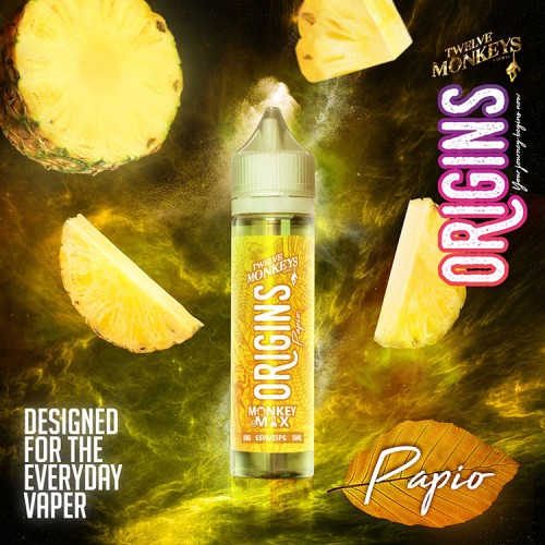 Twelve Monkeys Vapor - Papio (60ML) Twelve Monkeys Vapor - Papio (60ML)