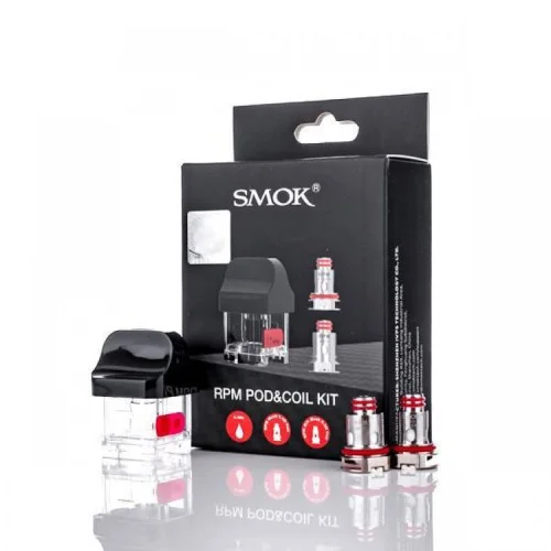 Smok RPM POD 4ML (Yedek Kartuş +2 Adet Coil) Smok RPM POD 4ML (Yedek Kartuş +2 Adet Coil)