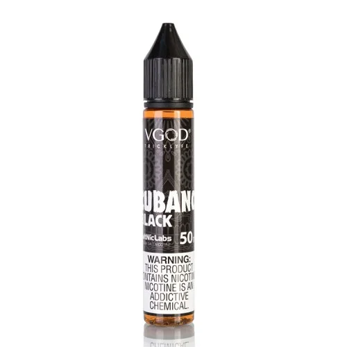 VGOD SaltNic - Cubano Black Salt Likit (30ML) VGOD SaltNic - Cubano Black Salt Likit (30ML)