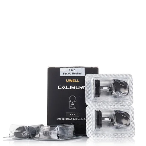 Uwell Caliburn A3 Pod Kartuş (4 Adet) Uwell Caliburn A3 Pod Kartuş (4 Adet)