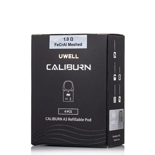 Uwell Caliburn A3 Pod Kartuş (4 Adet) Uwell Caliburn A3 Pod Kartuş (4 Adet)