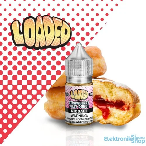 LOADED - Strawberry Jelly Donut Salt Likit (30ML) LOADED - Strawberry Jelly Donut Salt Likit (30ML)