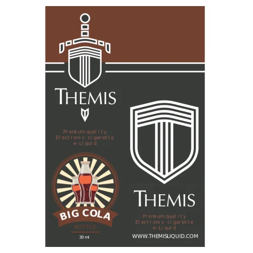Themis Premium e-Liquid - Big Cola Bottle Elektronik Sigara Likiti (30 ml)