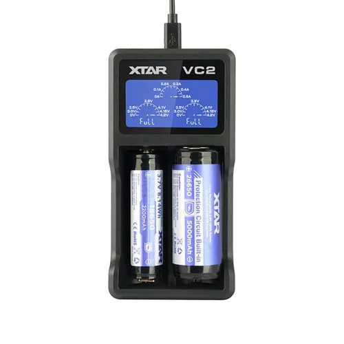 Xtar VC2 Universal Master Li-ion Şarj Cihazı Xtar VC2 Universal Master Li-ion Şarj Cihazı